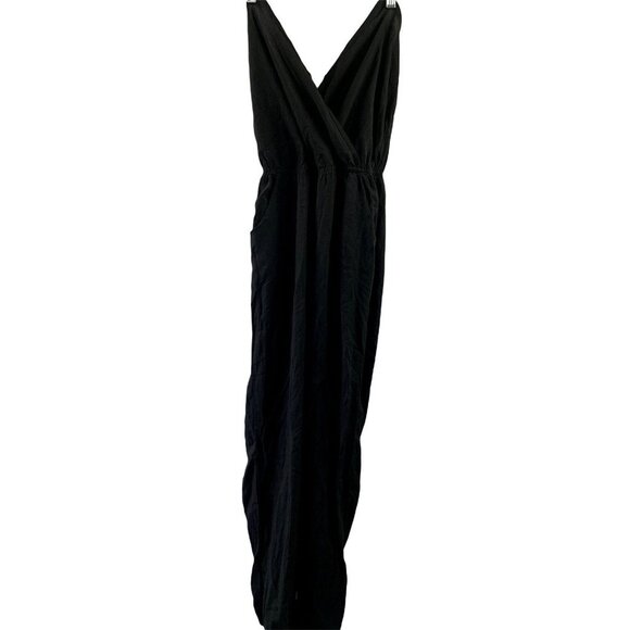 Lulu's Women's Black Halter Top Jumpsuit - Picture 1 of 9